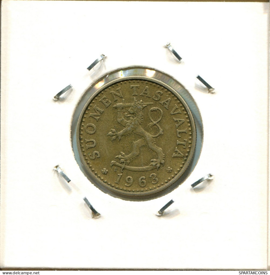 20 PENNIA 1963 FINLANDIA FINLAND Moneda #BA104.E.A - Finnland