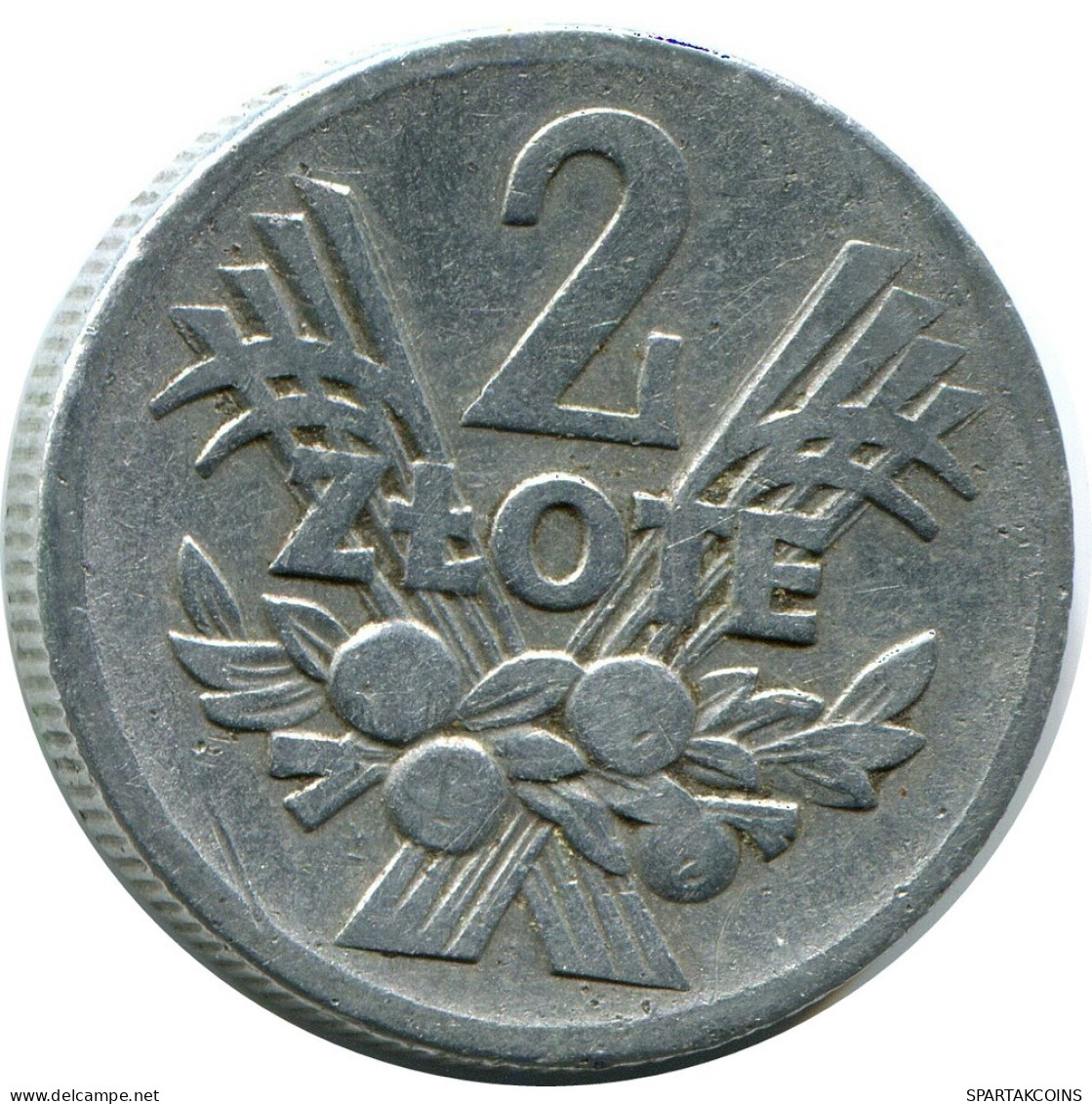 2 ZLOTE 1958 POLAND Coin #AZ317.U.A - Polonia