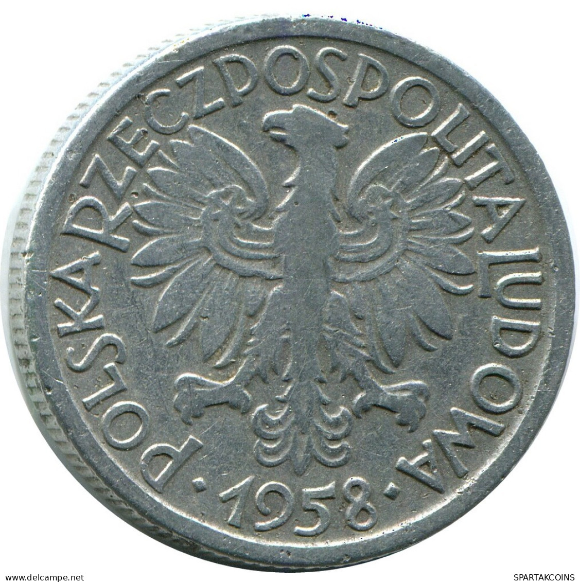 2 ZLOTE 1958 POLAND Coin #AZ317.U.A - Polen