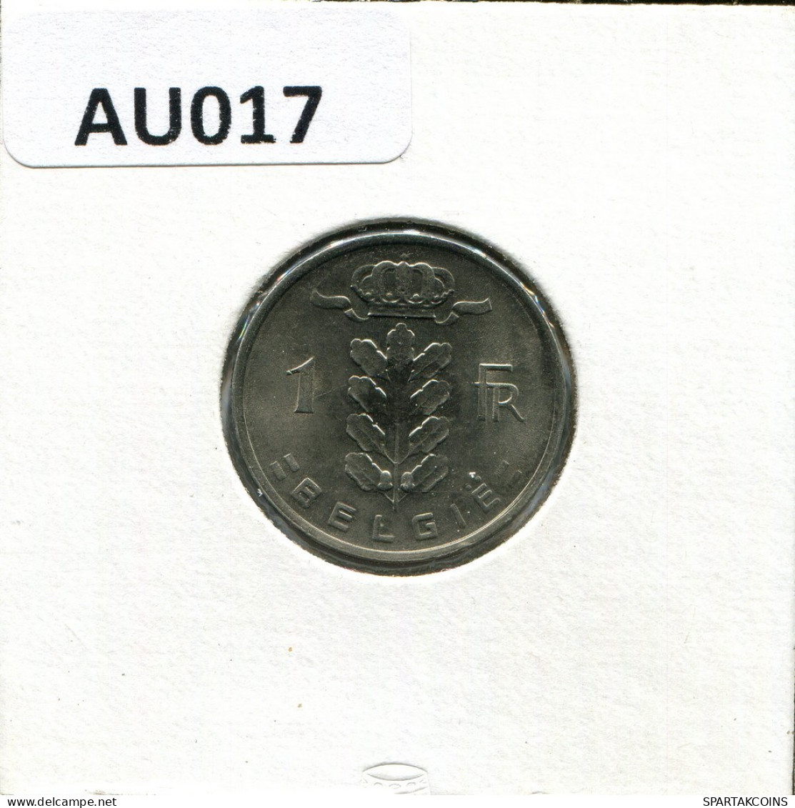 1 FRANC 1979 DUTCH Text BELGIUM Coin #AU017.U.A - 1 Franc