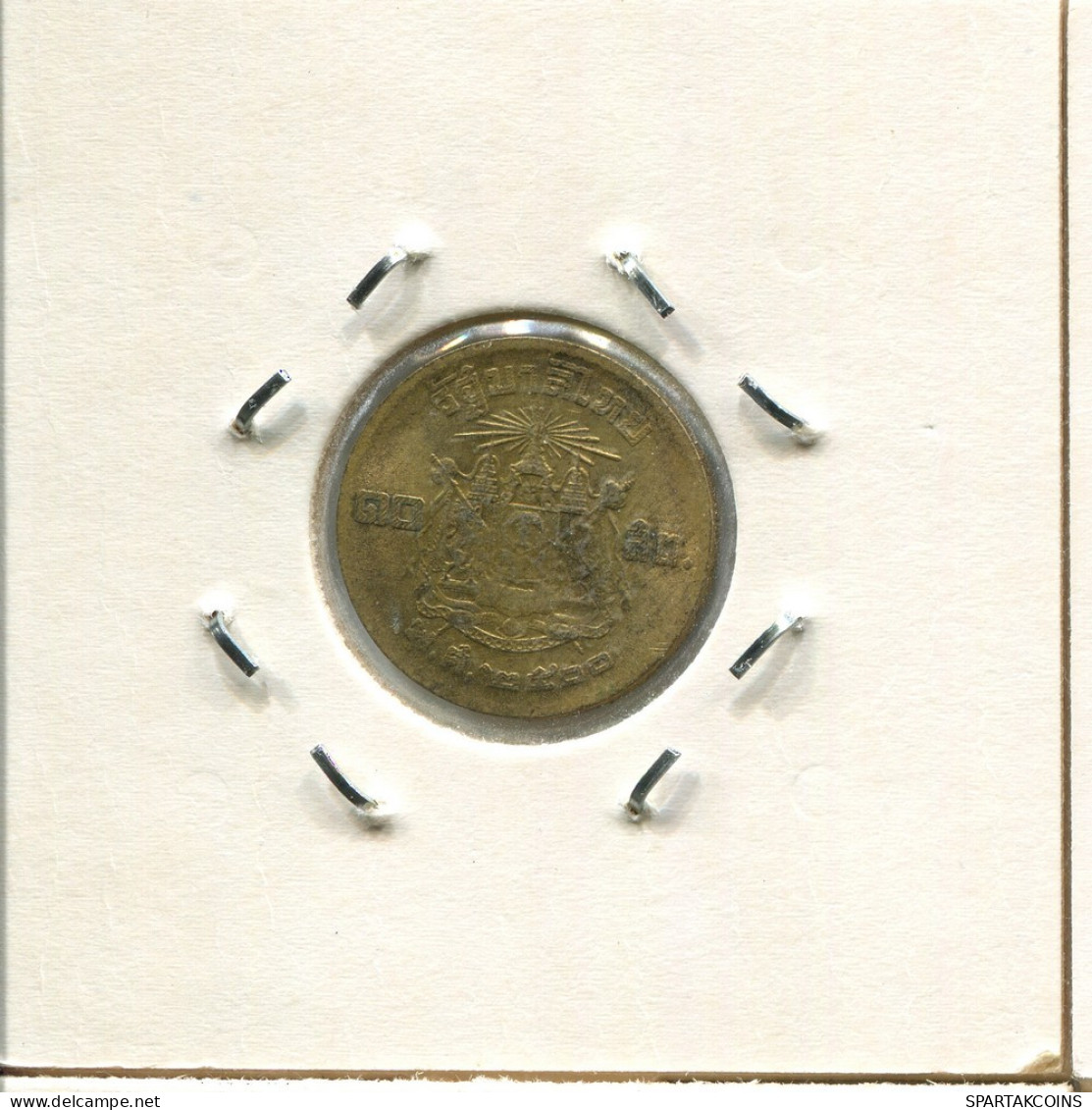 10 SATANGS 1957 THAILAND Coin #AR986.U.A - Thailand