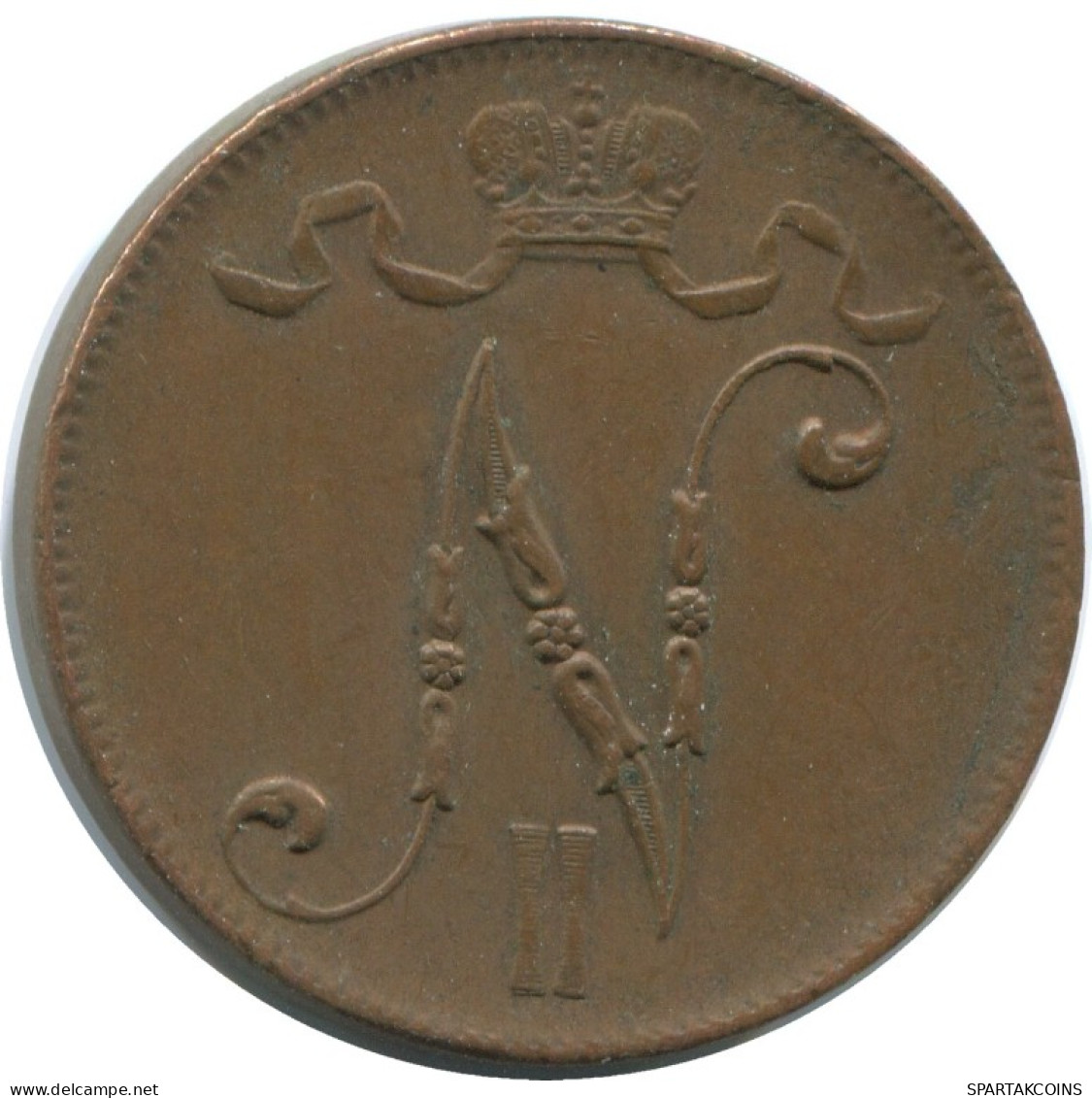 5 PENNIA 1916 FINLANDIA FINLAND Moneda RUSIA RUSSIA EMPIRE #AB163.5.E.A - Finlande
