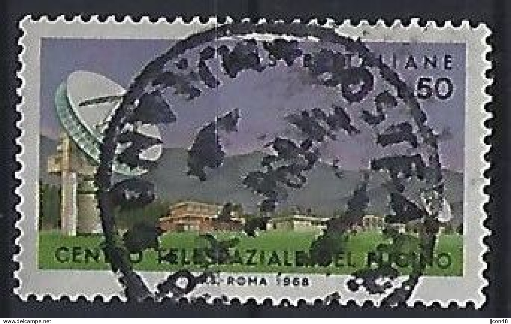Italy 1968  Satellitenstation Auf Der Piana Del Fucino (o) Mi.1290 - 1961-70: Oblitérés