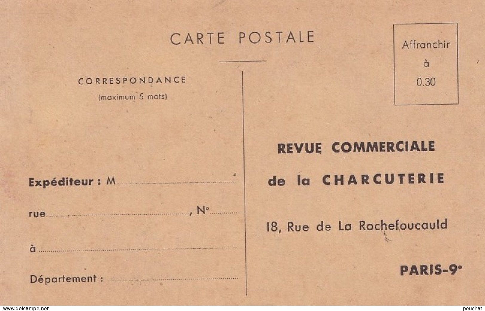 C11-75) PARIS -  CONGRES  DE LA CONFEDERATION DE LA CHARCUTERIE DE FRANCE ET DES COLONIES - MAI 1937 -  - Ambachten In Parijs