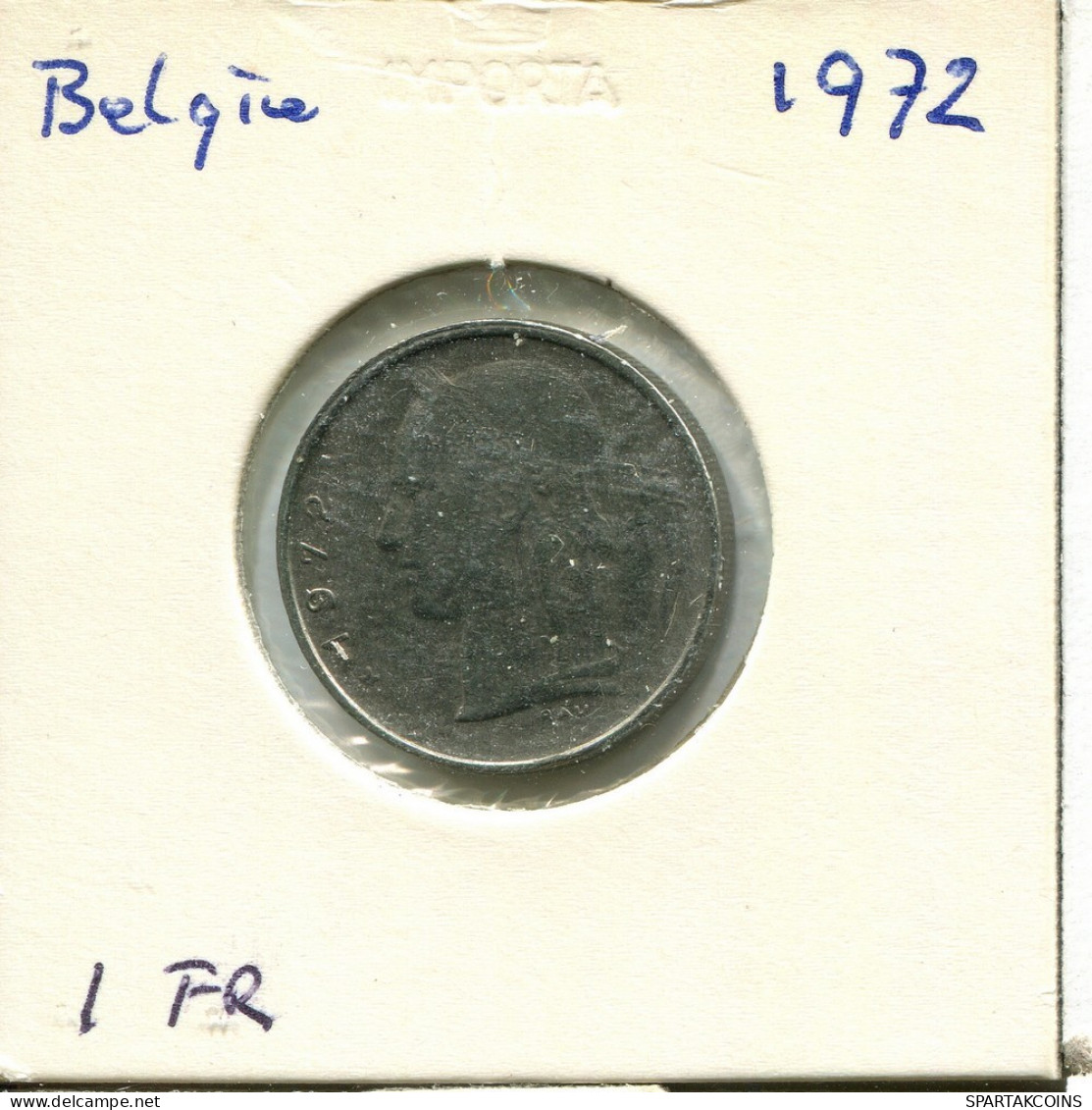 1 FRANC 1972 DUTCH Text BÉLGICA BELGIUM Moneda #AU626.E.A - 1 Franc