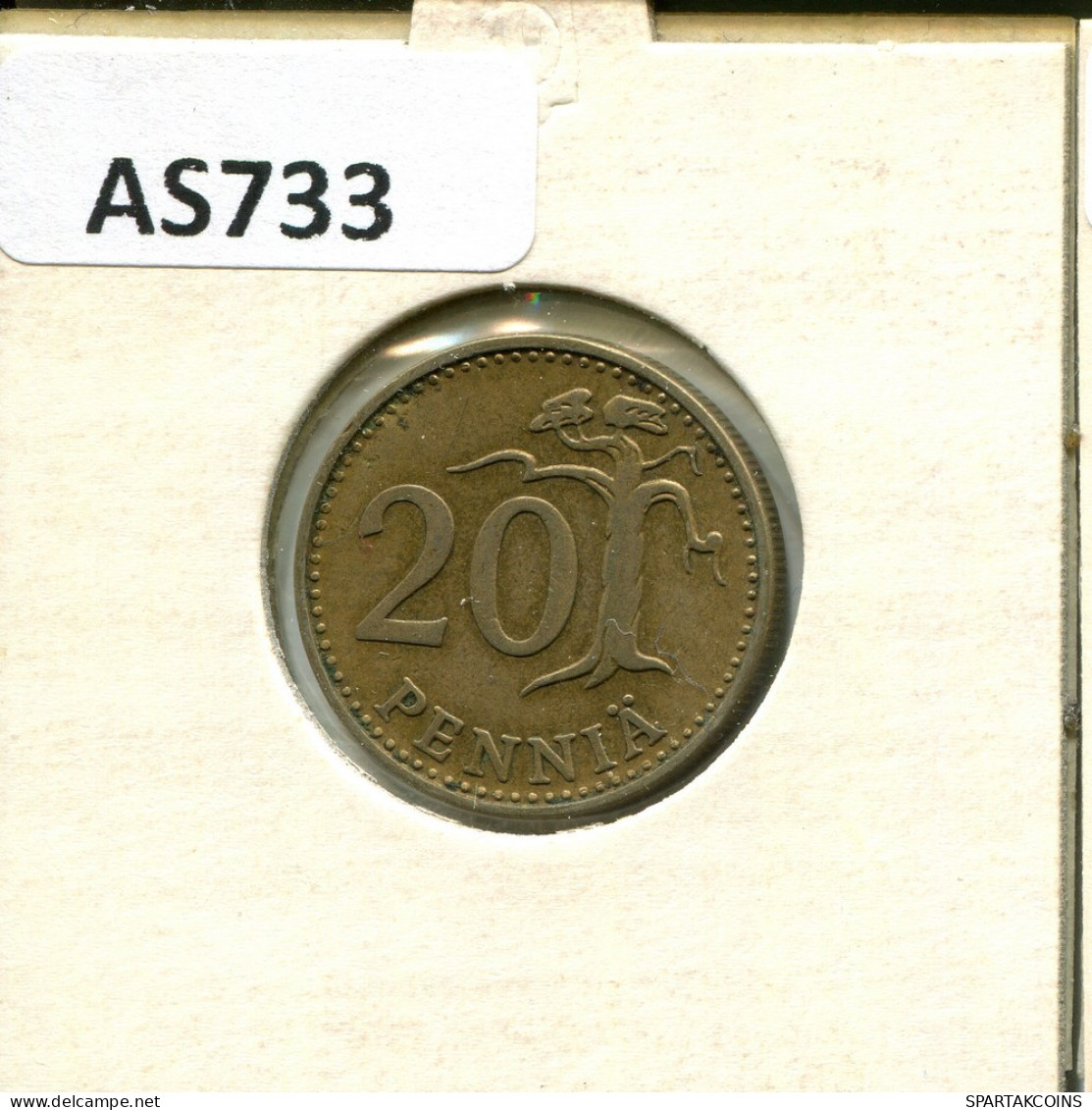 20 PENNYA 1963 FINLAND Coin #AS733.U.A - Finlande