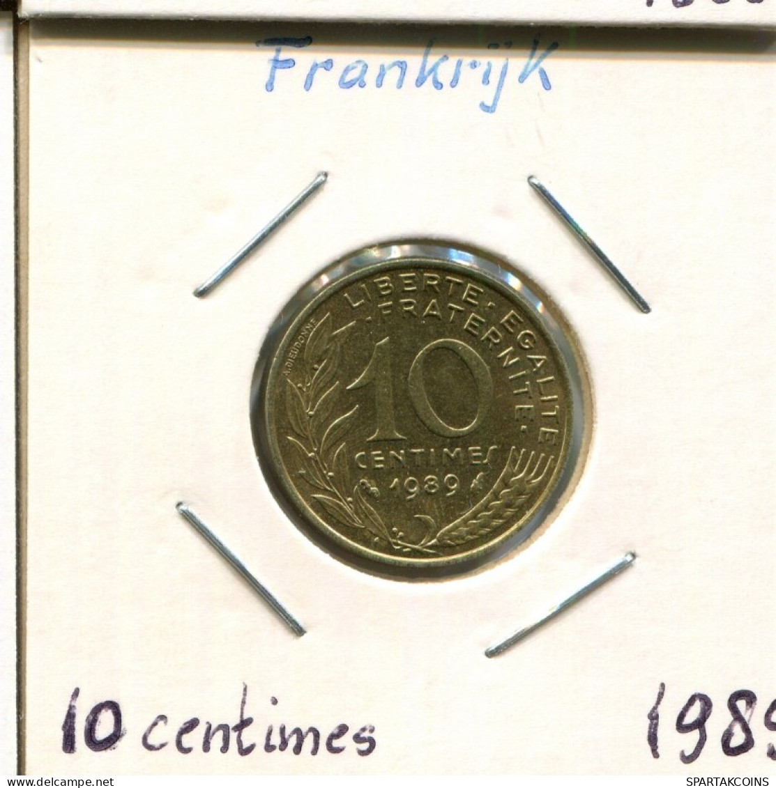 10 CENTIMES 1989 FRANCE Coin French Coin #AM143.U.A - 10 Centimes