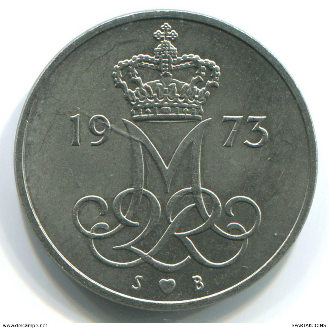 10 ORE 1973 DENMARK Coin #WW1029.U.A - Dänemark