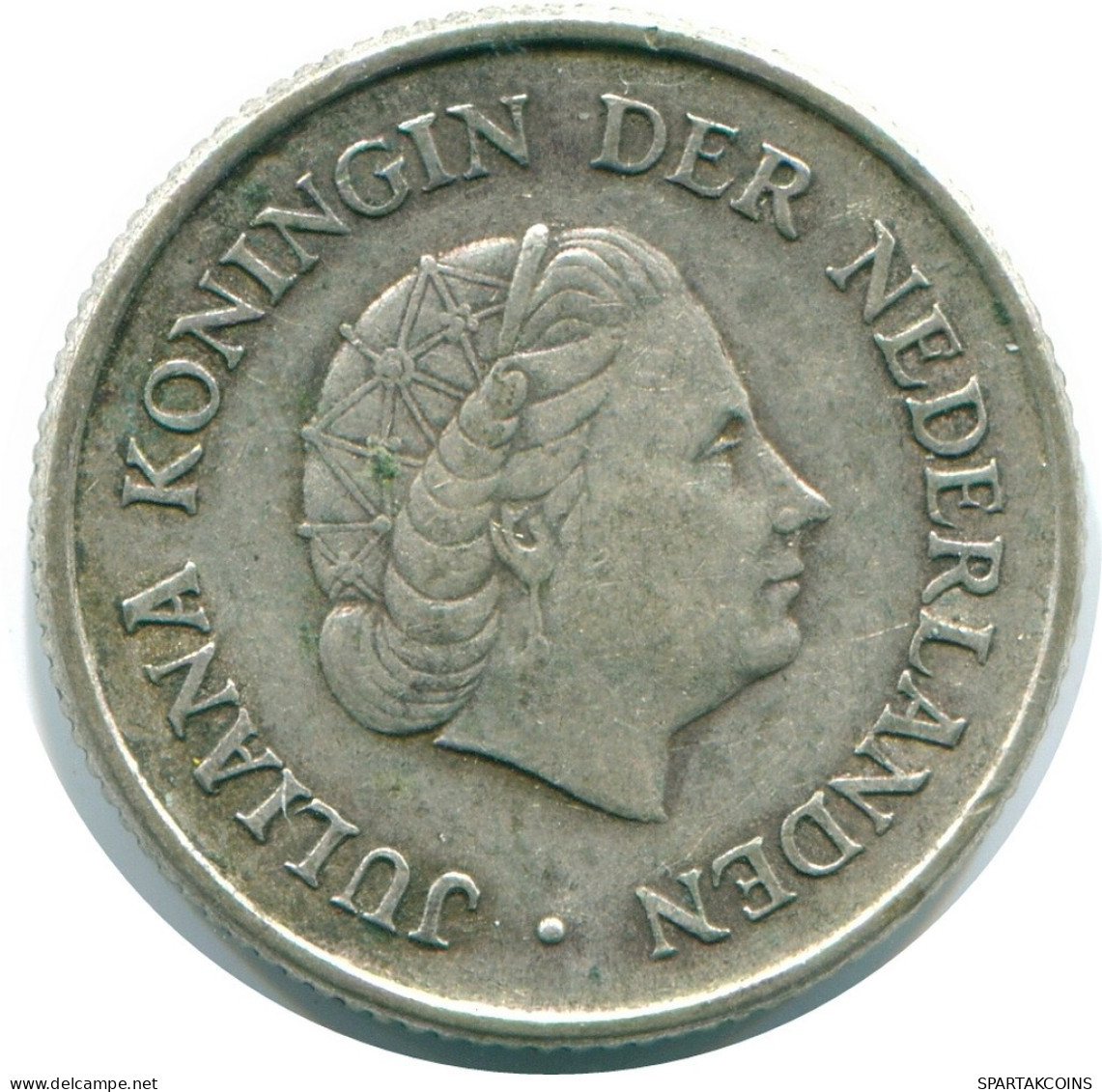 1/4 GULDEN 1970 NIEDERLÄNDISCHE ANTILLEN SILBER Koloniale Münze #NL11717.4.D.A - Niederländische Antillen