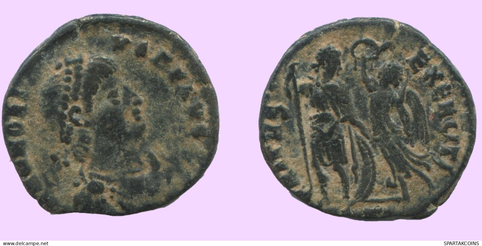 LATE ROMAN EMPIRE Pièce Antique Authentique Roman Pièce 2.1g/17mm #ANT2404.14.F.A - La Fin De L'Empire (363-476)