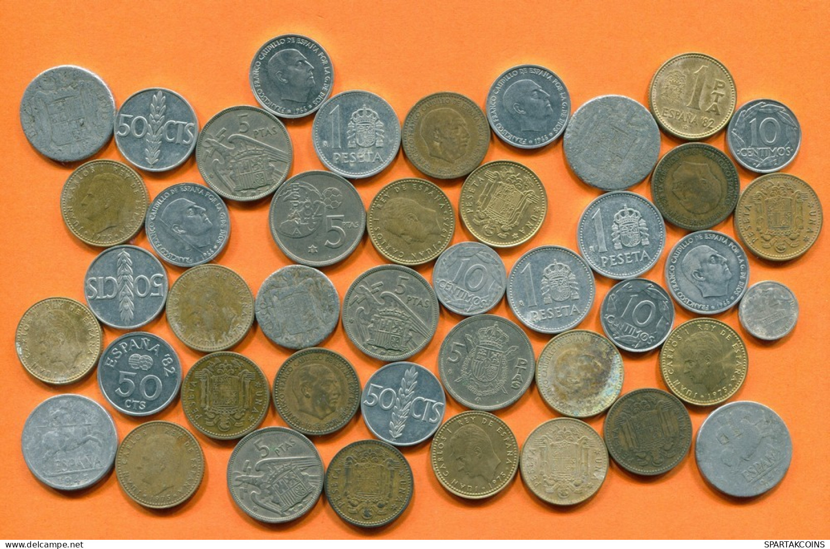 ESPAÑA Moneda SPAIN SPANISH Moneda Collection Mixed Lot #L10288.2.E.A - Andere & Zonder Classificatie