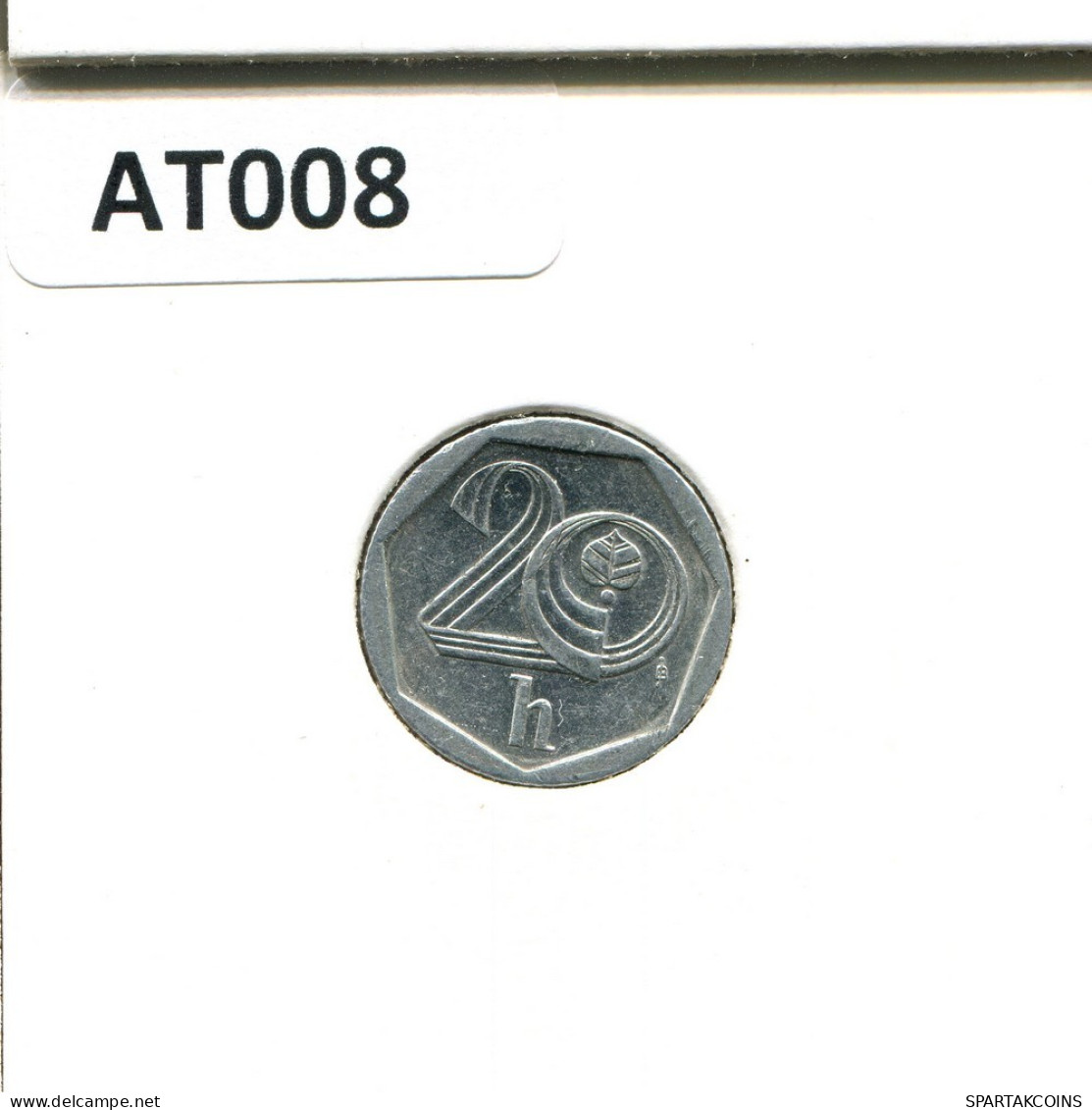 20 HALERU 1999 REPÚBLICA CHECA CZECH REPUBLIC Moneda #AT008.E.A - Tchéquie
