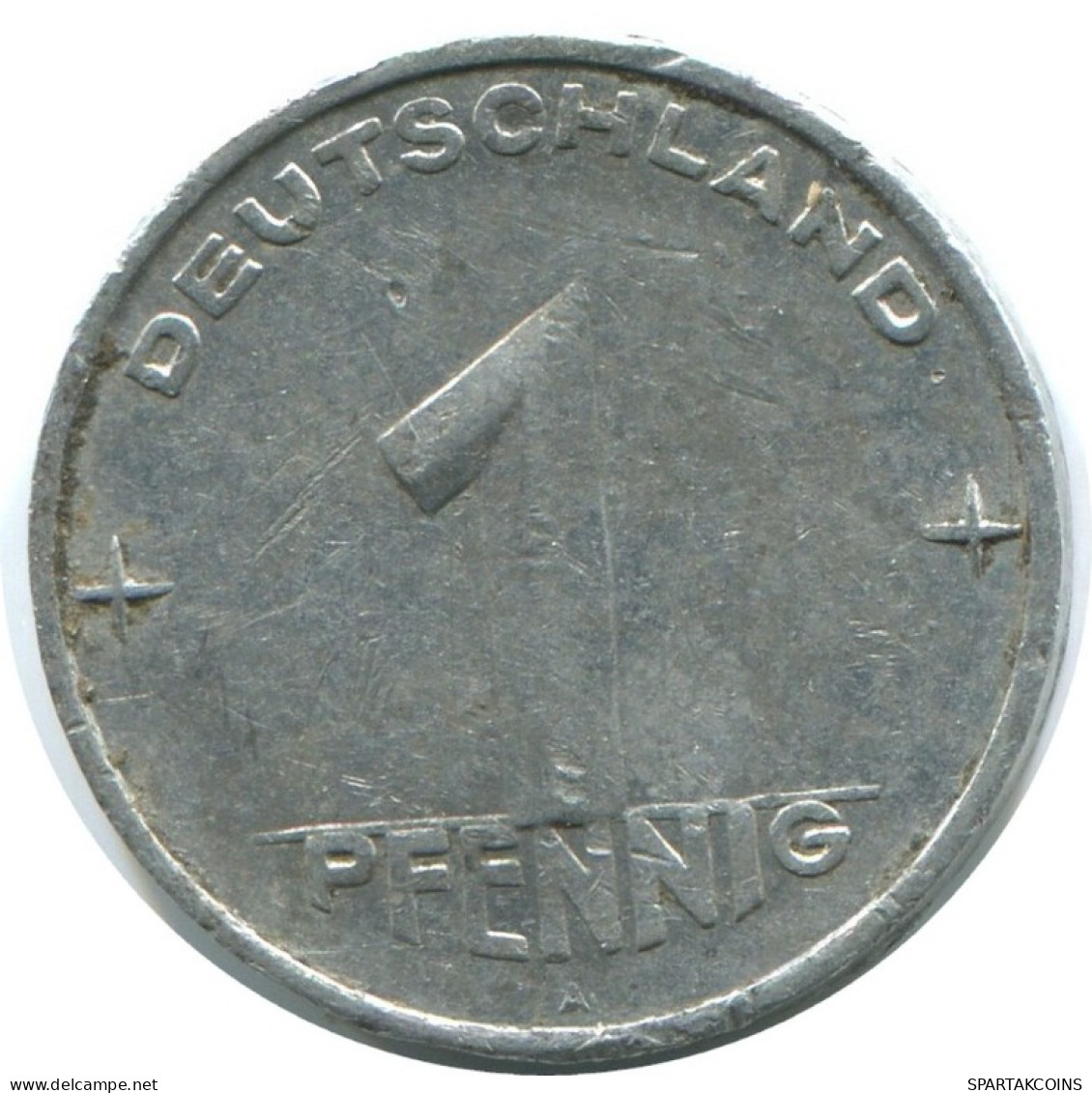 1 PFENNIG 1953 A DDR EAST DEUTSCHLAND Münze GERMANY #AE029.D.A - 1 Pfennig