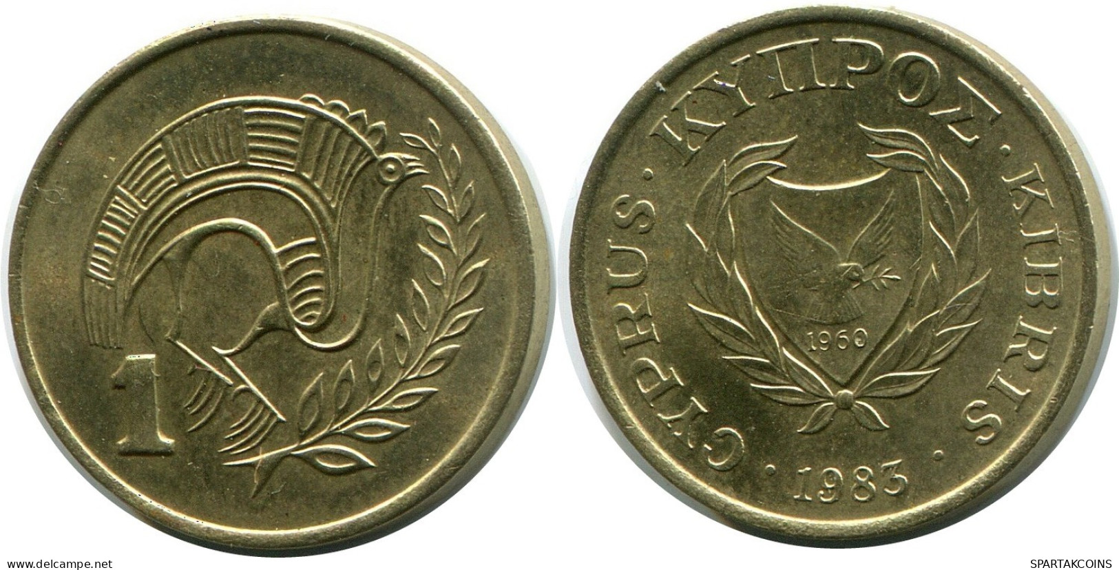1 CENTS 1983 ZYPERN CYPRUS Münze #AP328.D.A - Cyprus
