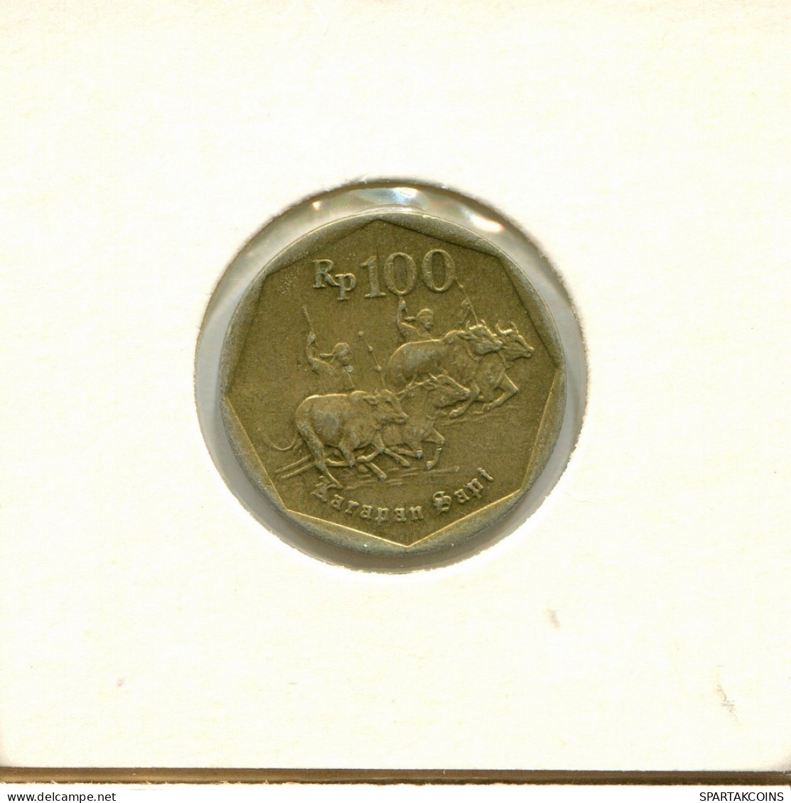 100 RUPIAH 1995 INDONESIA Coin #AY883.U.A - Indonesia