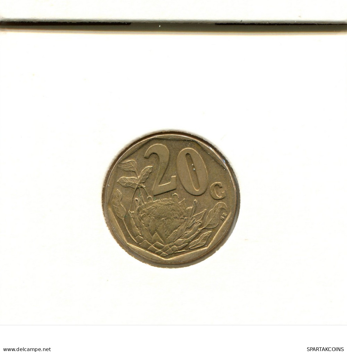 20 CENTS 1997 AFRIQUE DU SUD SOUTH AFRICA Pièce #AT148.F.A - South Africa