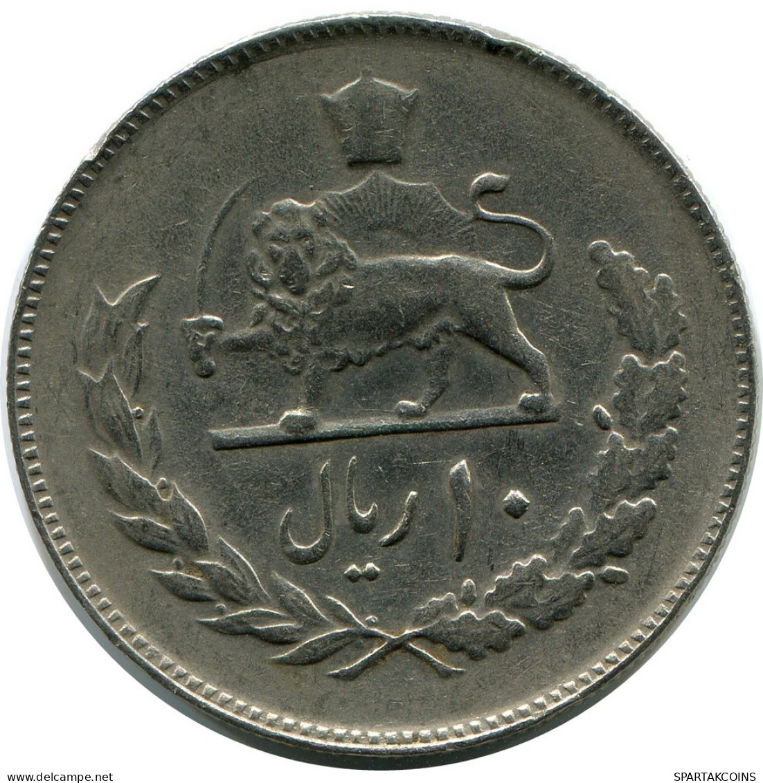 IRAN 10 RIALS 1975 / 1354 ISLAMIC COIN #AP999.U.A - Iran