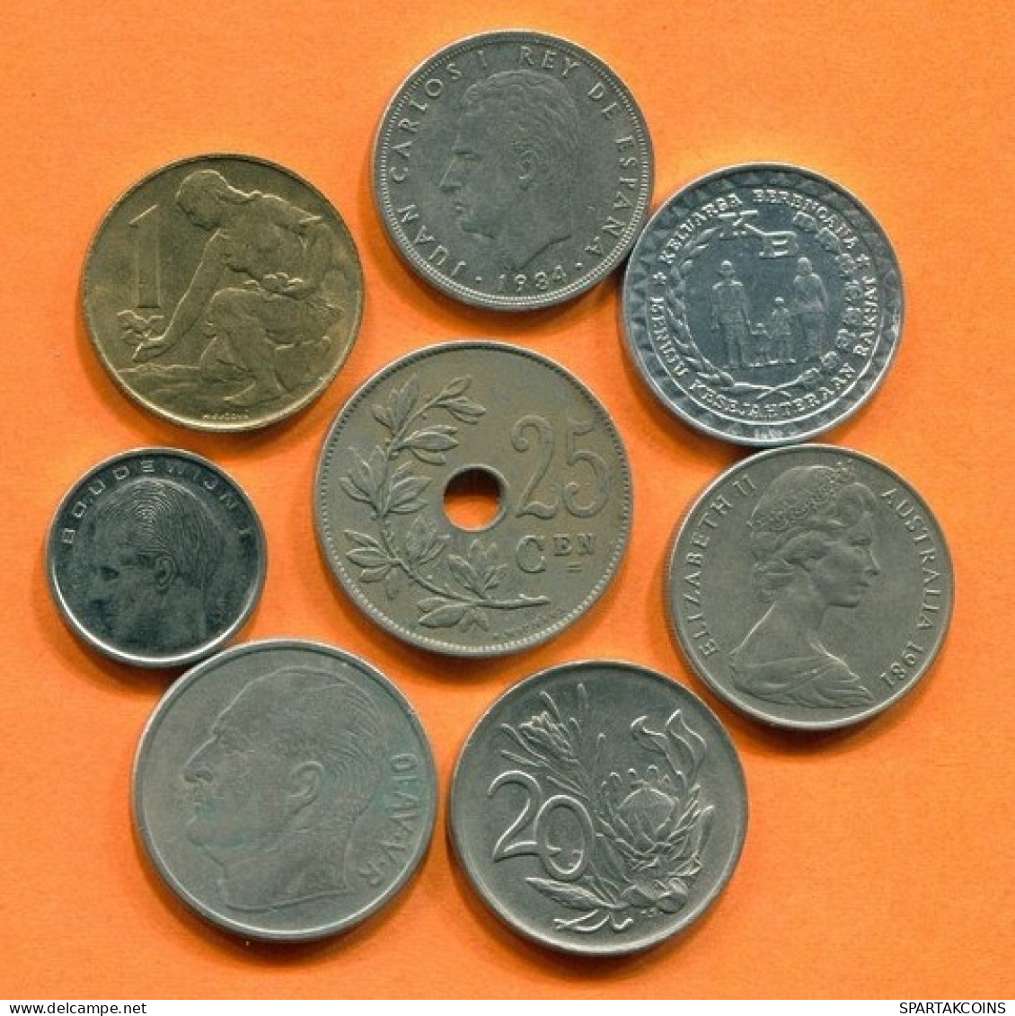 Collection MUNDO Moneda Lote Mixto Diferentes PAÍSES Y REGIONES #L10318.1.E.A - Autres & Non Classés