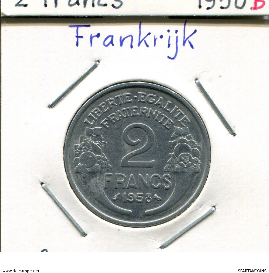 2 FRANCS 1958 FRANCE French Coin #AM353.U.A - 2 Francs