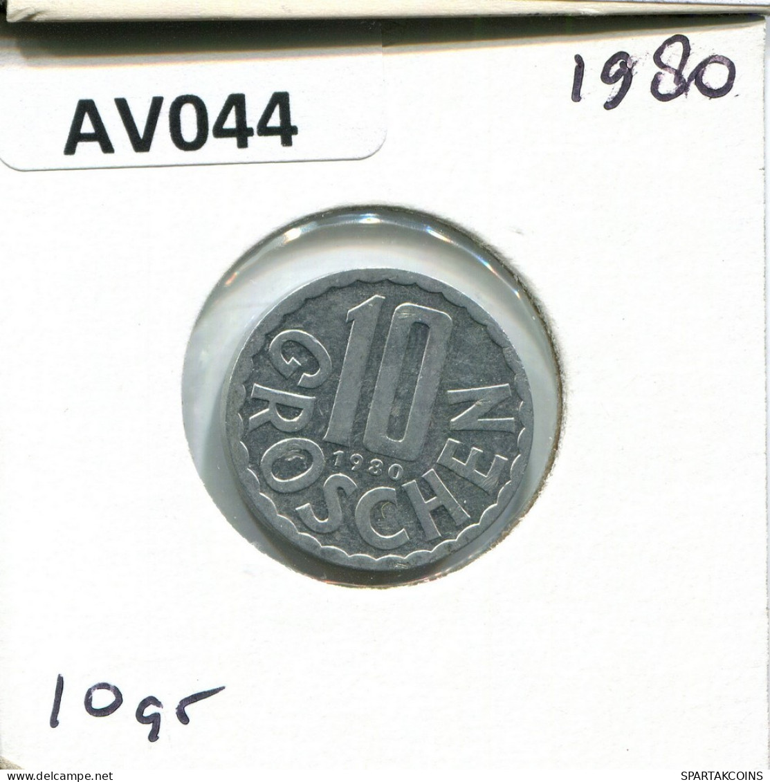 10 GROSCHEN 1980 AUSTRIA Moneda #AV044.E.A - Autriche