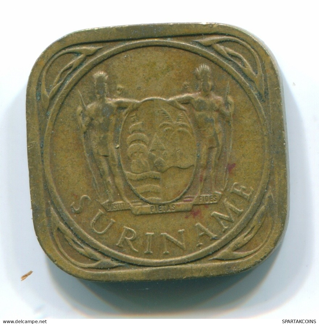 5 CENTS 1972 SURINAME Netherlands Nickel-Brass Colonial Coin #S13046.U.A - Surinam 1975 - ...