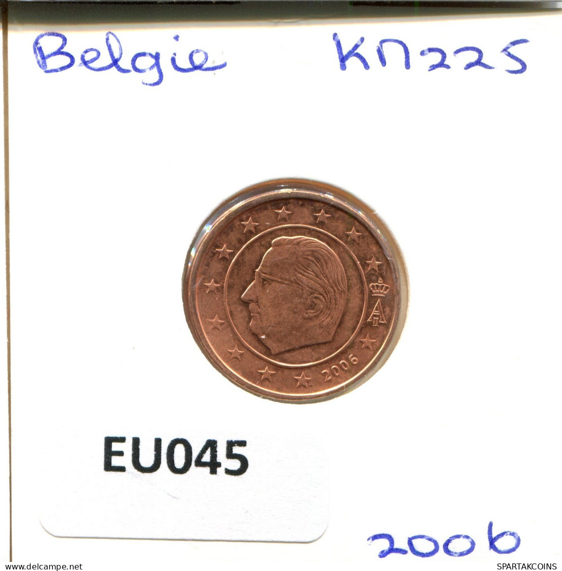 2 EURO CENTS 2006 BELGIQUE BELGIUM Pièce #EU045.F.A - Belgique