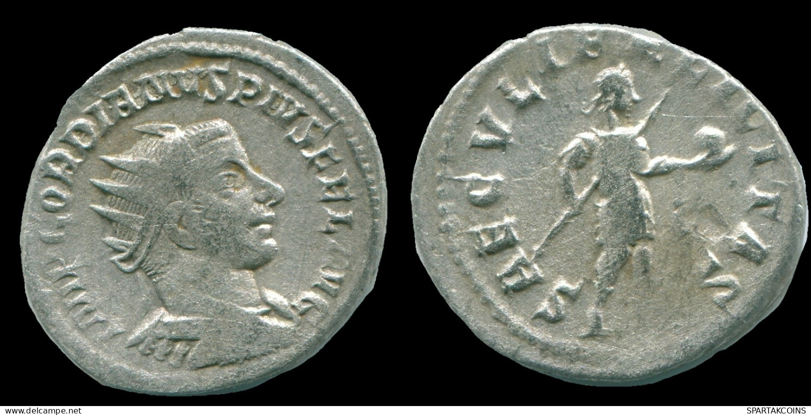 GORDIAN III AR ANTONINIANUS ANTIOCH AD 242-244 SAECVLI FELICITAS #ANC13141.38.D.A - The Military Crisis (235 AD Tot 284 AD)