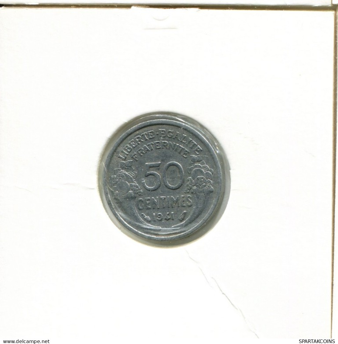 50 CENTIMES 1941 FRANCIA FRANCE Moneda #AK919.E.A - 50 Centimes