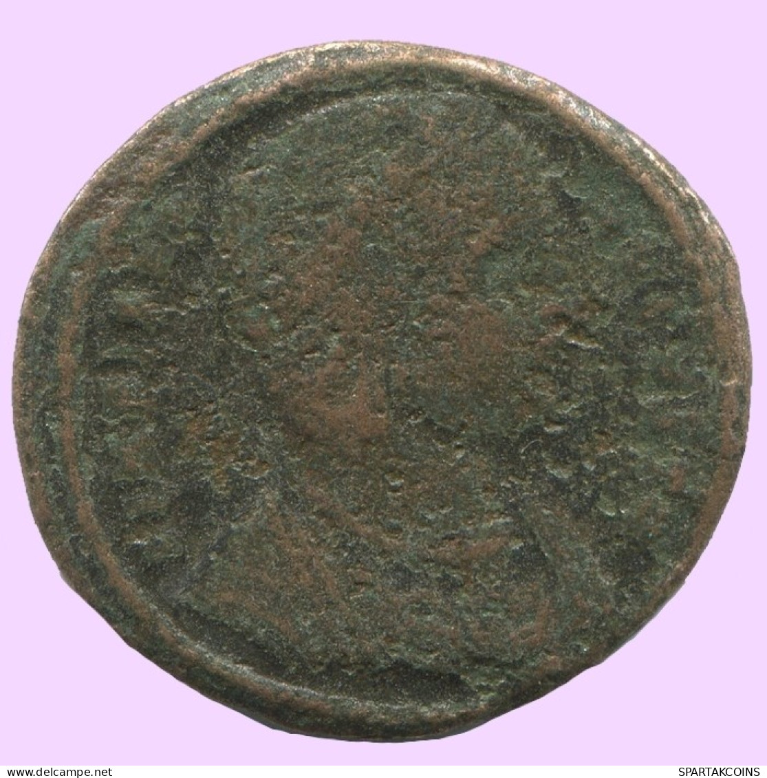 LATE ROMAN IMPERIO Follis Antiguo Auténtico Roman Moneda 2.4g/20mm #ANT2096.7.E.A - The End Of Empire (363 AD Tot 476 AD)