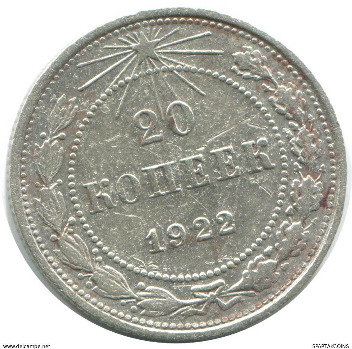 20 KOPEKS 1923 RUSSLAND RUSSIA RSFSR SILBER Münze HIGH GRADE #AF397.4.D.A - Russie