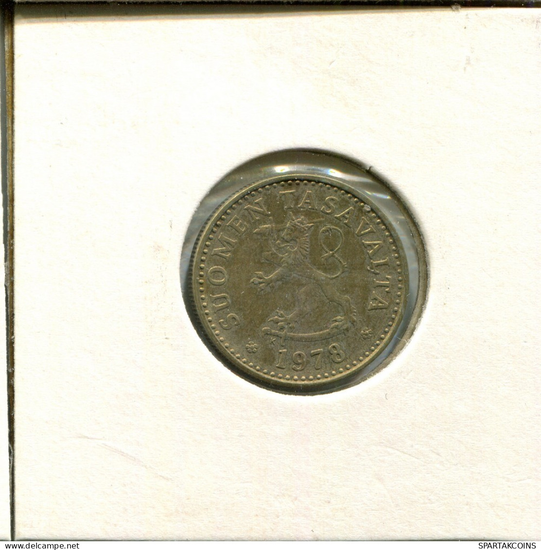 10 PENNYA 1978 FINLANDIA FINLAND Moneda #AS729.E.A - Finlande
