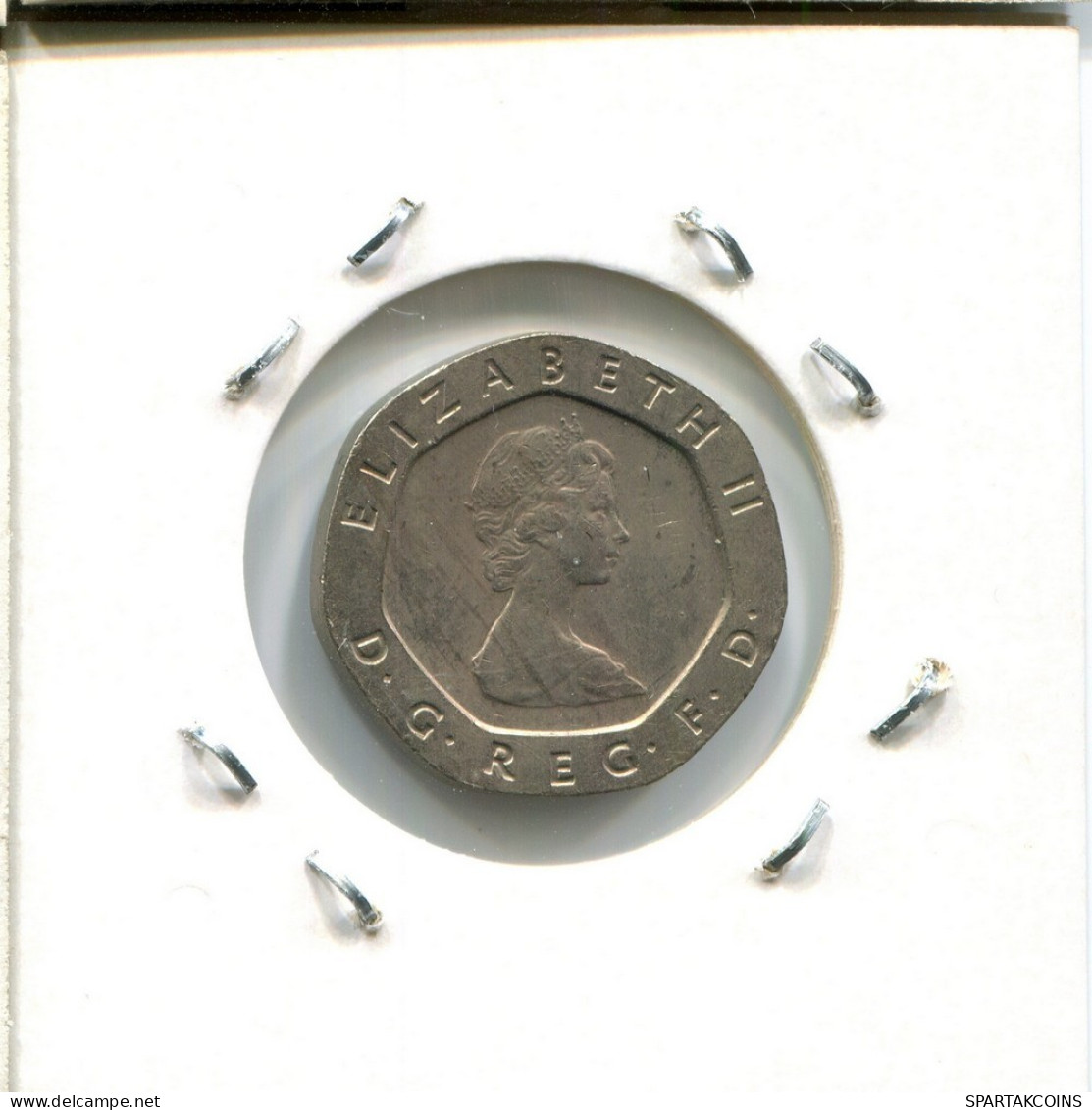 20 PENCE 1983 UK GROßBRITANNIEN GREAT BRITAIN Münze #AU838.D.A - 20 Pence