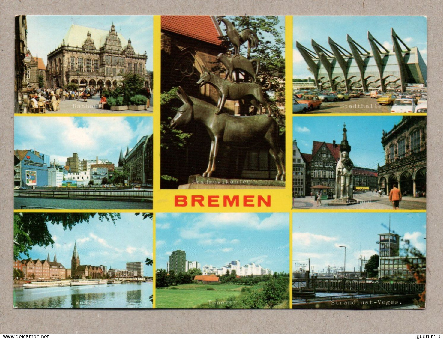 001} BRD - Bremen - 19 AK (alle im Bild) - Hafen, Schiffe, Rathaus, Dom,Börse