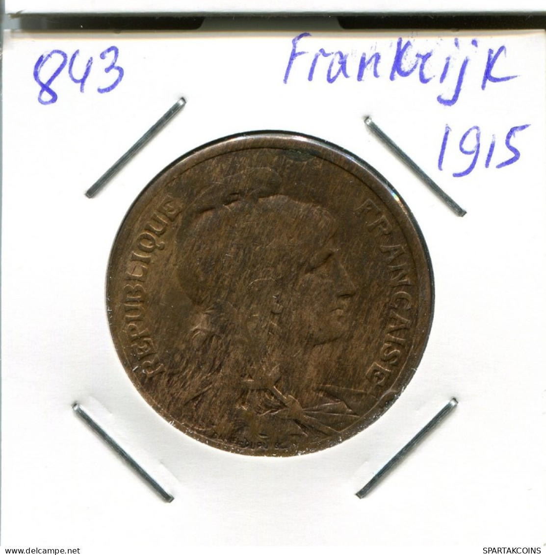 10 CENTIMES 1915 FRANKREICH FRANCE Französisch Münze #AN088.D.A - 10 Centimes