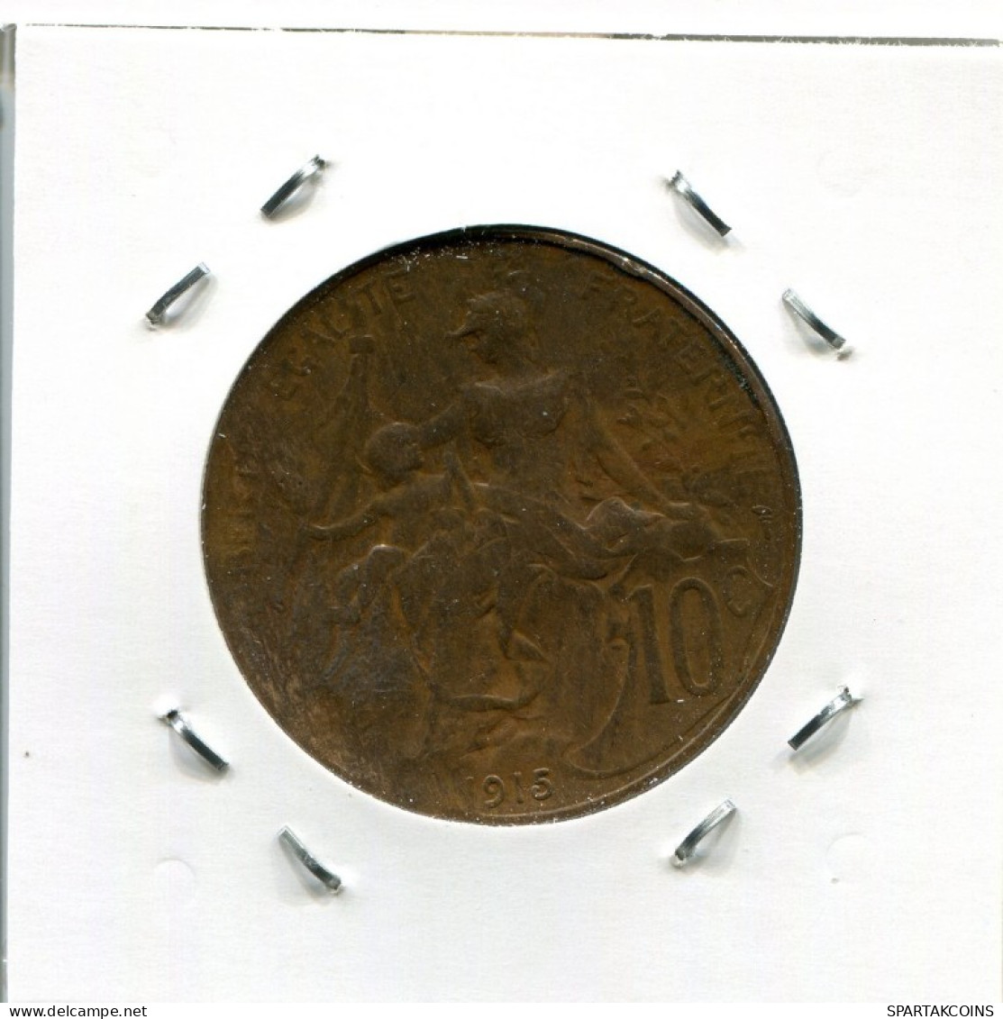 10 CENTIMES 1915 FRANKREICH FRANCE Französisch Münze #AN088.D.A - 10 Centimes