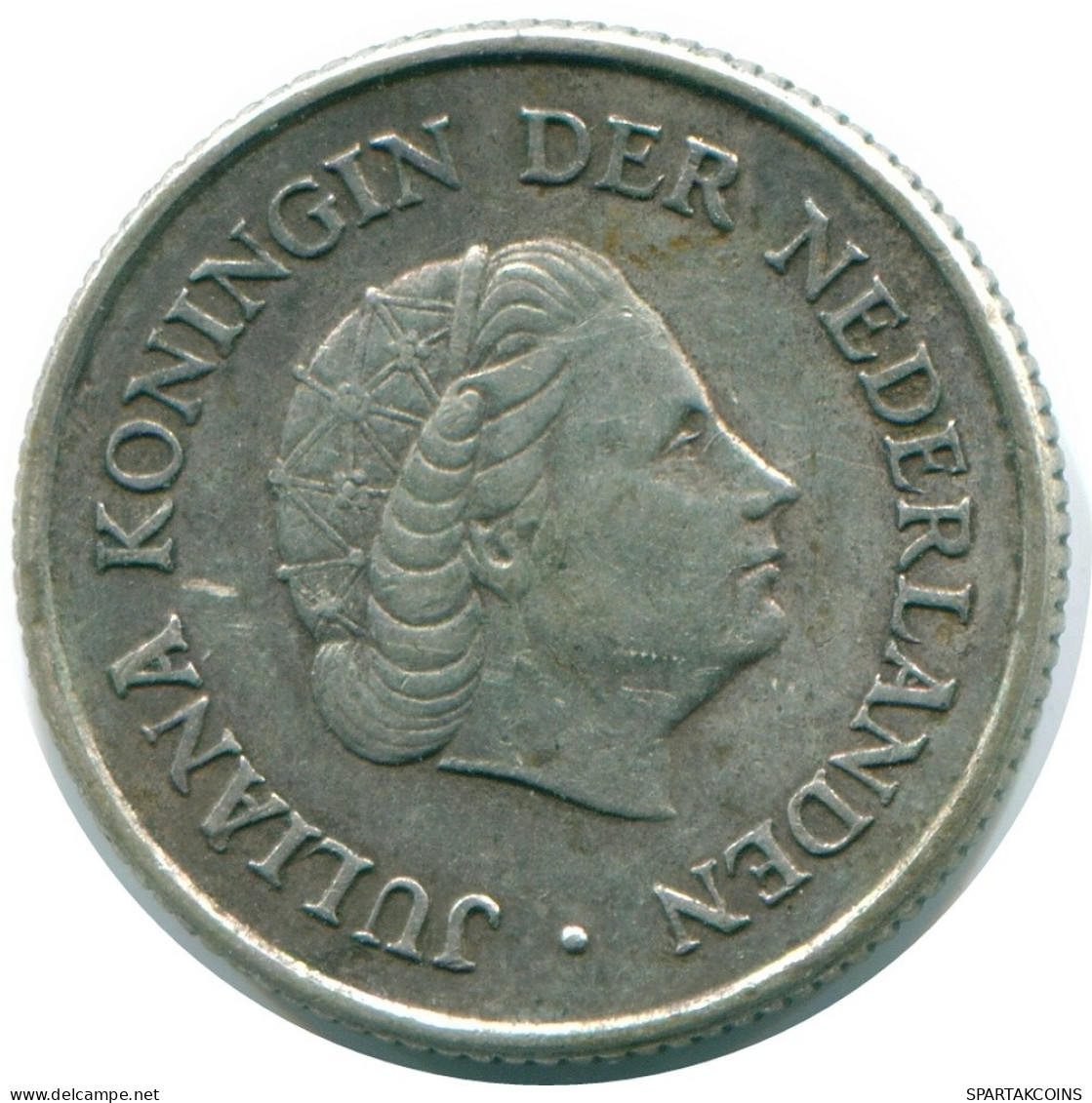 1/4 GULDEN 1960 NIEDERLÄNDISCHE ANTILLEN SILBER Koloniale Münze #NL11063.4.D.A - Antilles Néerlandaises