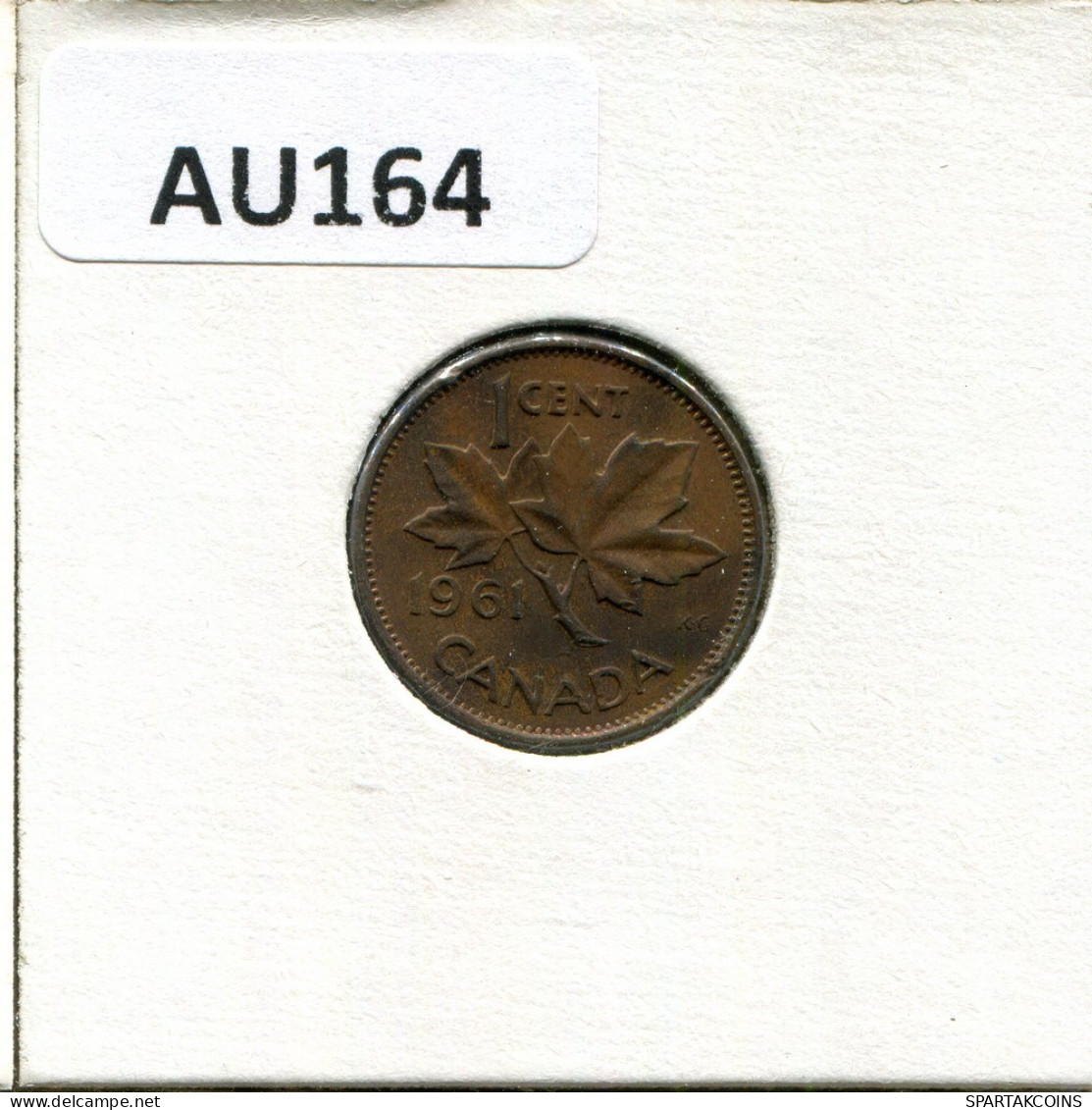 1 CENT 1961 KANADA CANADA Münze #AU164.D.A - Canada