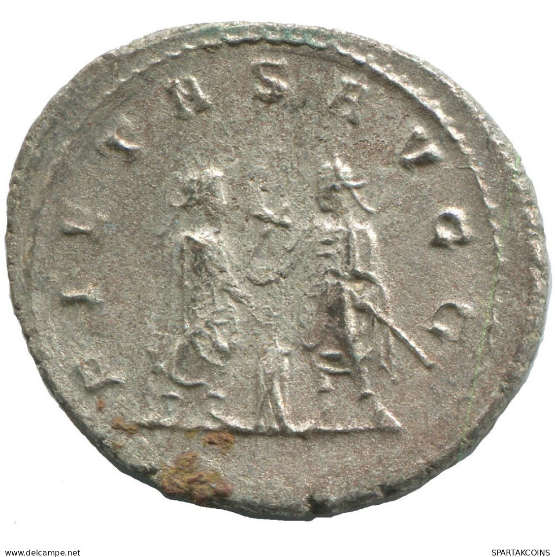 VALERIAN I SAMOSATA AD256-258 SILVERED ROMAN Coin 4.3g/25mm #ANT2722.41.U.A - L'Anarchie Militaire (235 à 284)