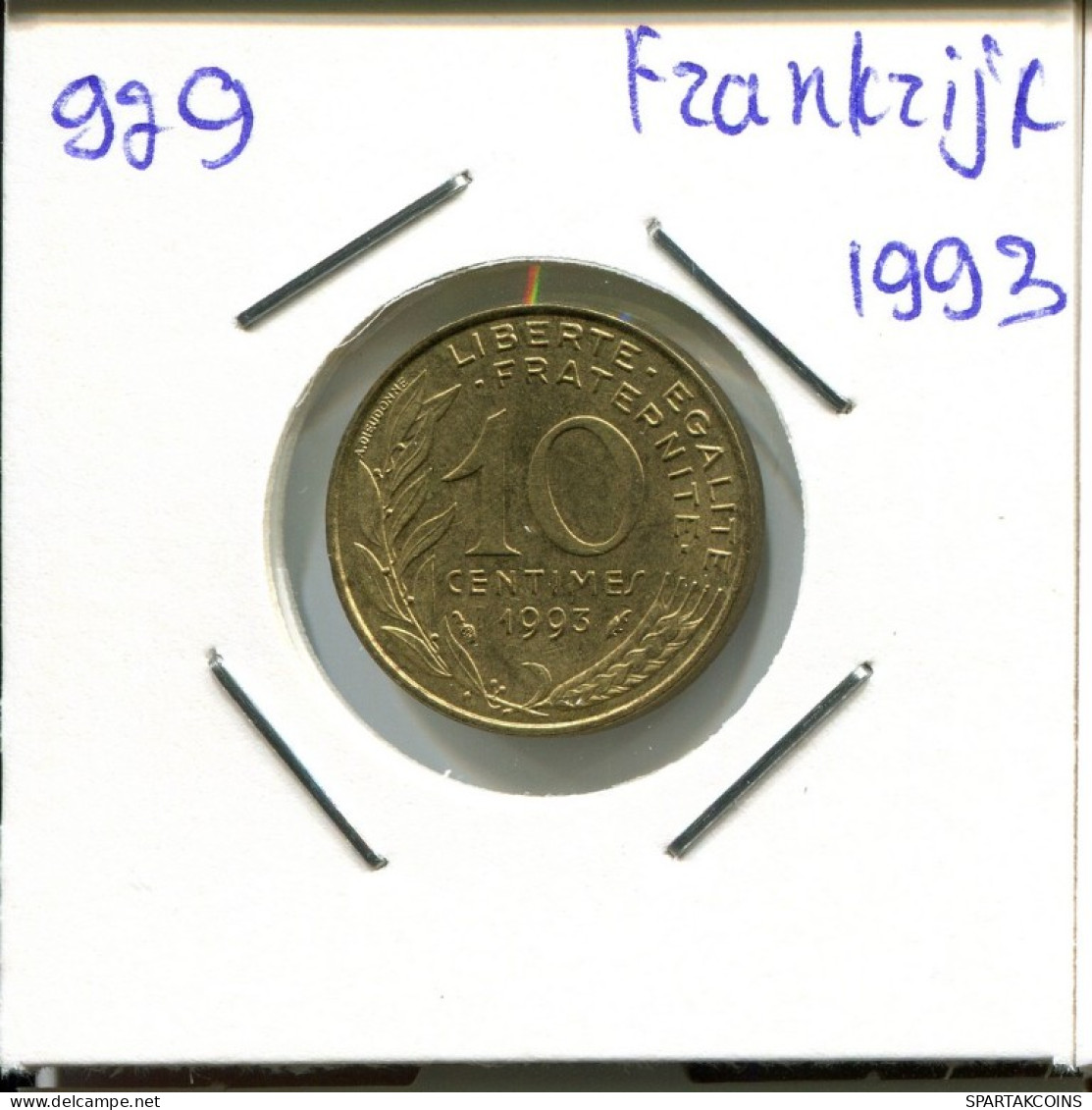 10 CENTIMES 1993 FRANKREICH FRANCE Französisch Münze #AN152.D.A - 10 Centimes