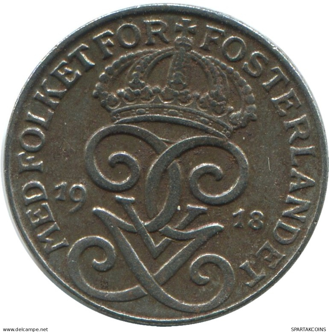 1 ORE 1918 SUECIA SWEDEN Moneda #AD148.2.E.A - Sweden