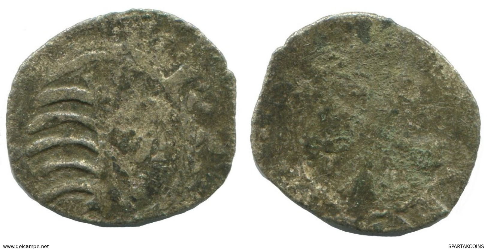CRUSADER CROSS Authentic Original MEDIEVAL EUROPEAN Coin 0.6g/13mm #AC132.8.F.A - Andere - Europa