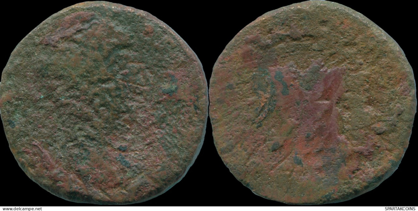 AE SESTERTIUS 2ND -3RD CENTURY Ancient ROMAN Coin 18.3g/30.75mm #ANC13545.27.U.A - Other & Unclassified