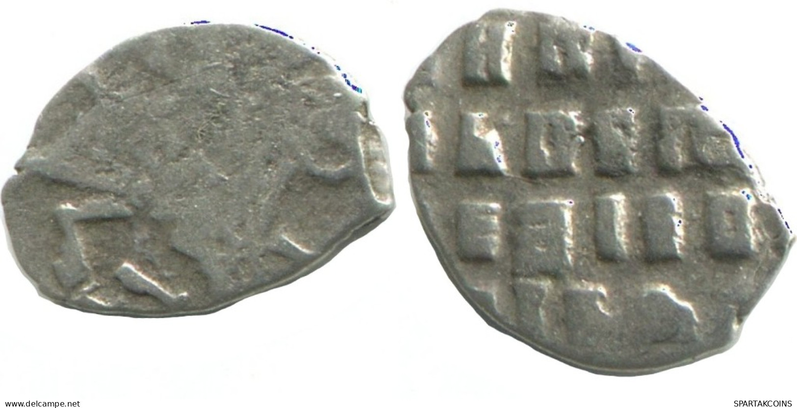 RUSSIE RUSSIA 1702 KOPECK PETER I OLD Mint MOSCOW ARGENT 0.3g/8mm #AB621.10.F.A - Rusia