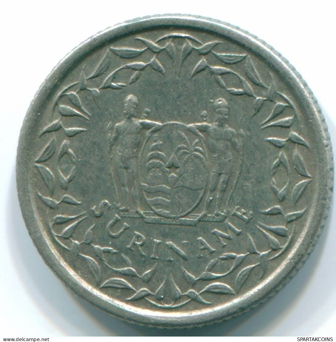 10 CENTS 1974 SURINAME NÉERLANDAIS NETHERLANDS Nickel Colonial Pièce #S13282.F.A - Surinam 1975 - ...