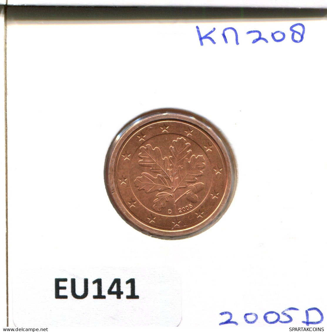 2 EURO CENTS 2005 GERMANY Coin #EU141.U.A - Germania