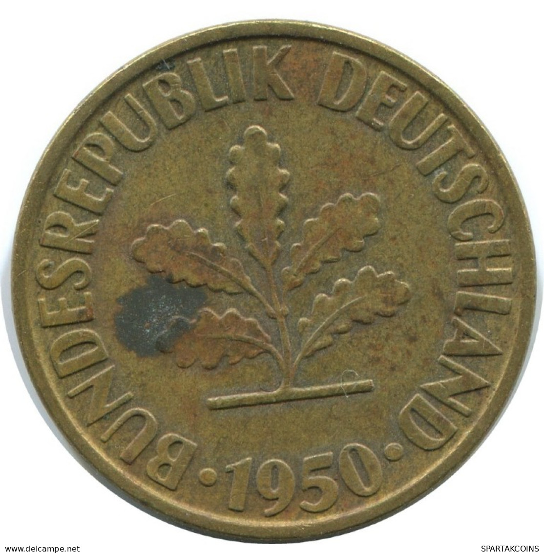 10 PFENNIG 1950 D BRD DEUTSCHLAND Münze GERMANY #AD846.9.D.A - 10 Pfennig