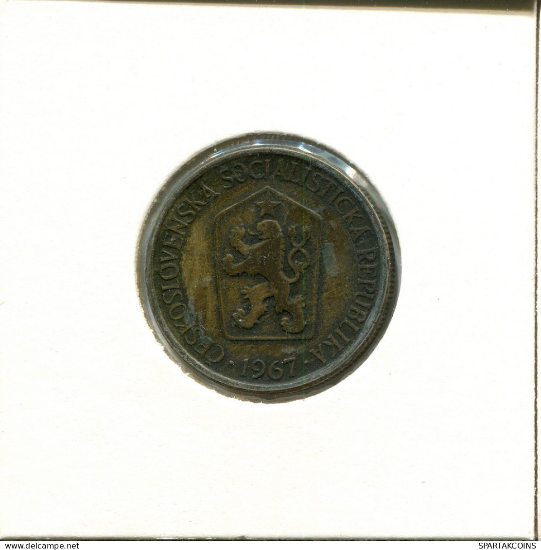 1 KORUNA 1967 CHECOSLOVAQUIA CZECHOESLOVAQUIA SLOVAKIA Moneda #AZ939.E.A - Tsjechoslowakije