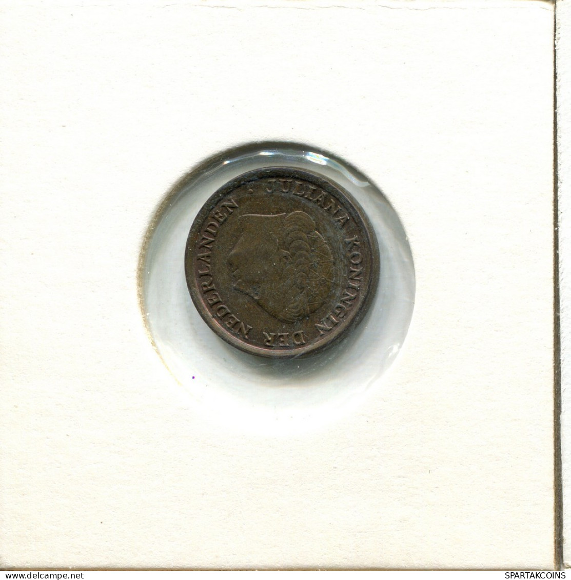 1 CENT 1975 NEERLANDÉS NETHERLANDS Moneda #AU448.E.A - 1948-1980: Juliana
