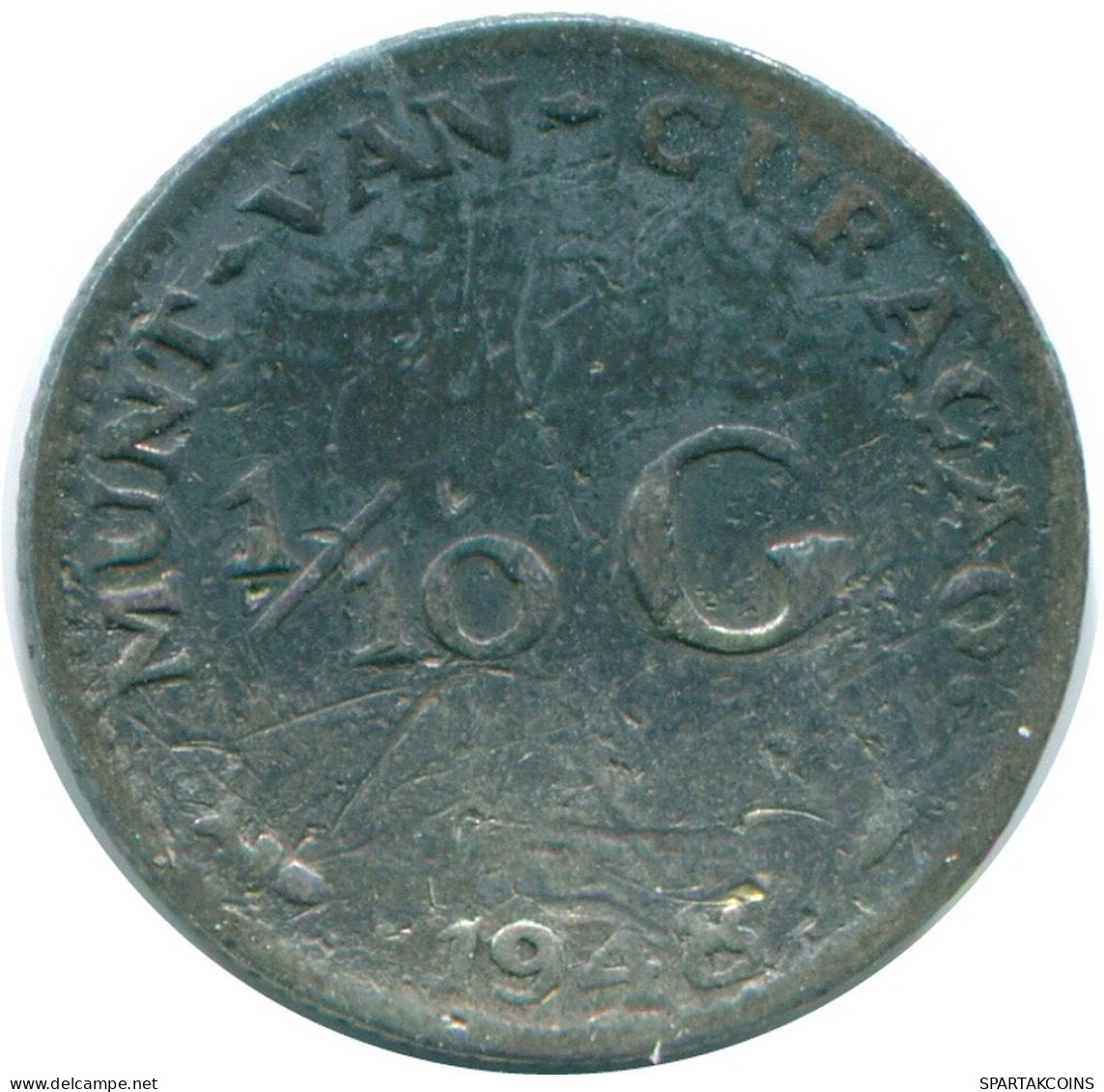 1/10 GULDEN 1948 CURACAO NIEDERLANDE SILBER Koloniale Münze #NL11946.3.D.A - Curaçao