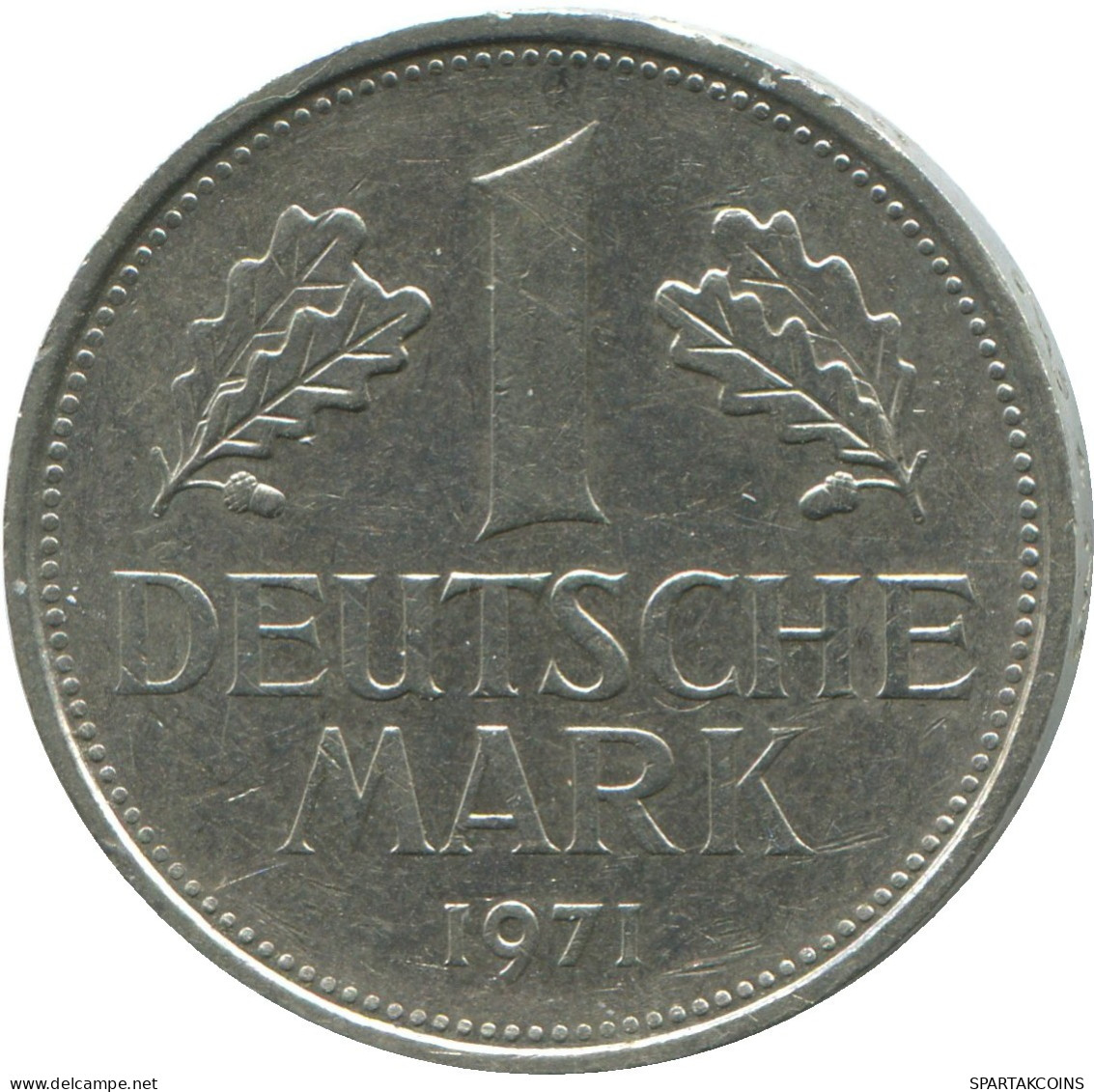 1 MARK 1971 J BRD ALLEMAGNE Pièce GERMANY #DE10411.5.F.A - 1 Mark